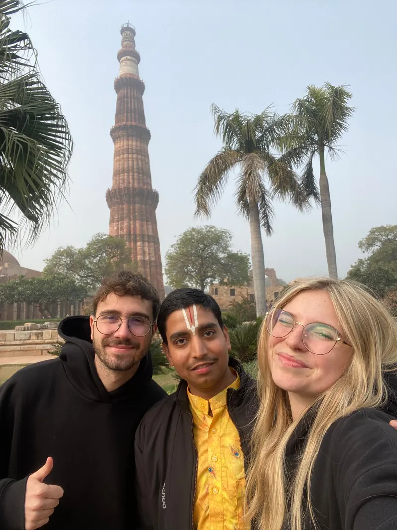 Selfie at Qutub Minar