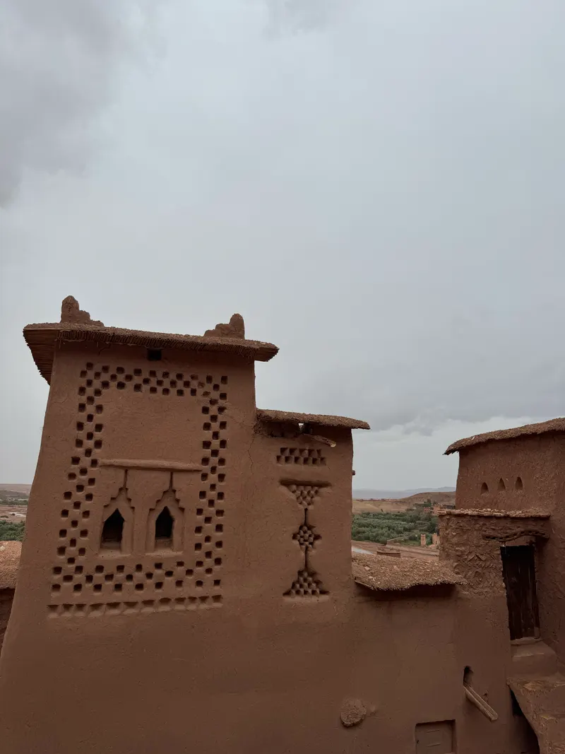 Traditional earthen construction at Ait Ben Haddou