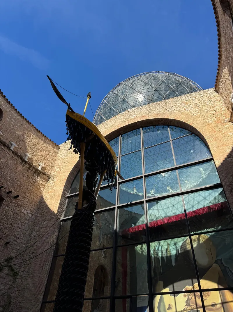 The glass dome of the Dalí Theatre-Museum in Figueres
