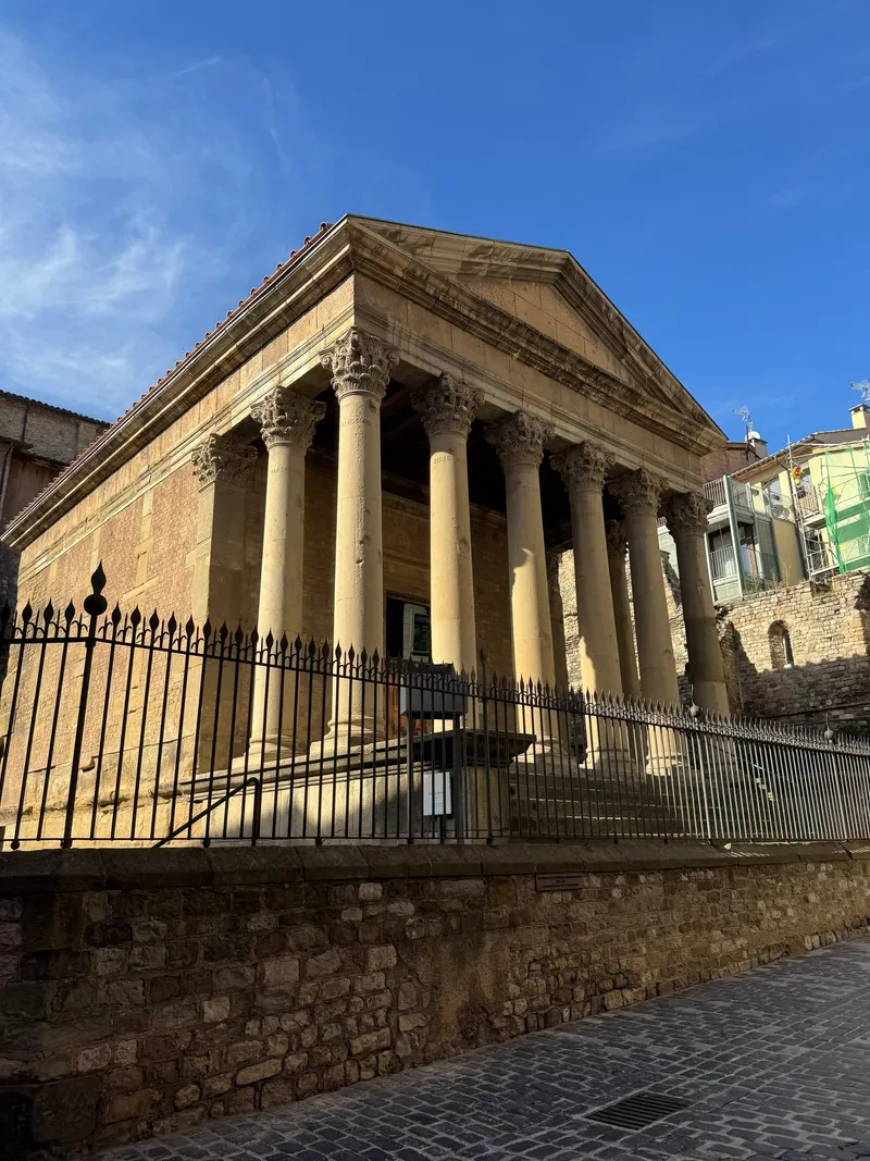 The Roman temple in Vic