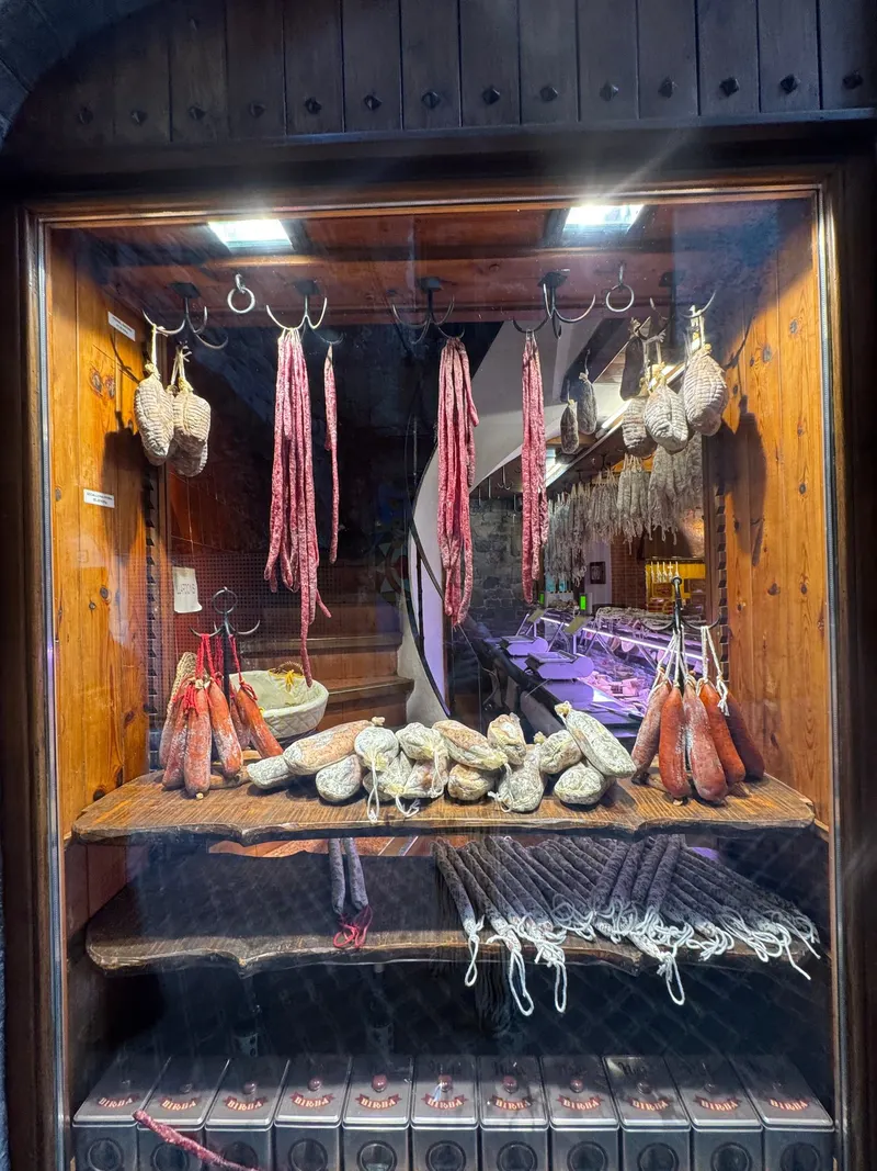 Traditional Catalan cold cuts in Camprodon