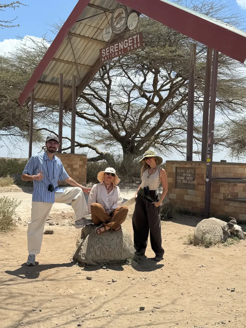 Serengeti National Park entrance sign