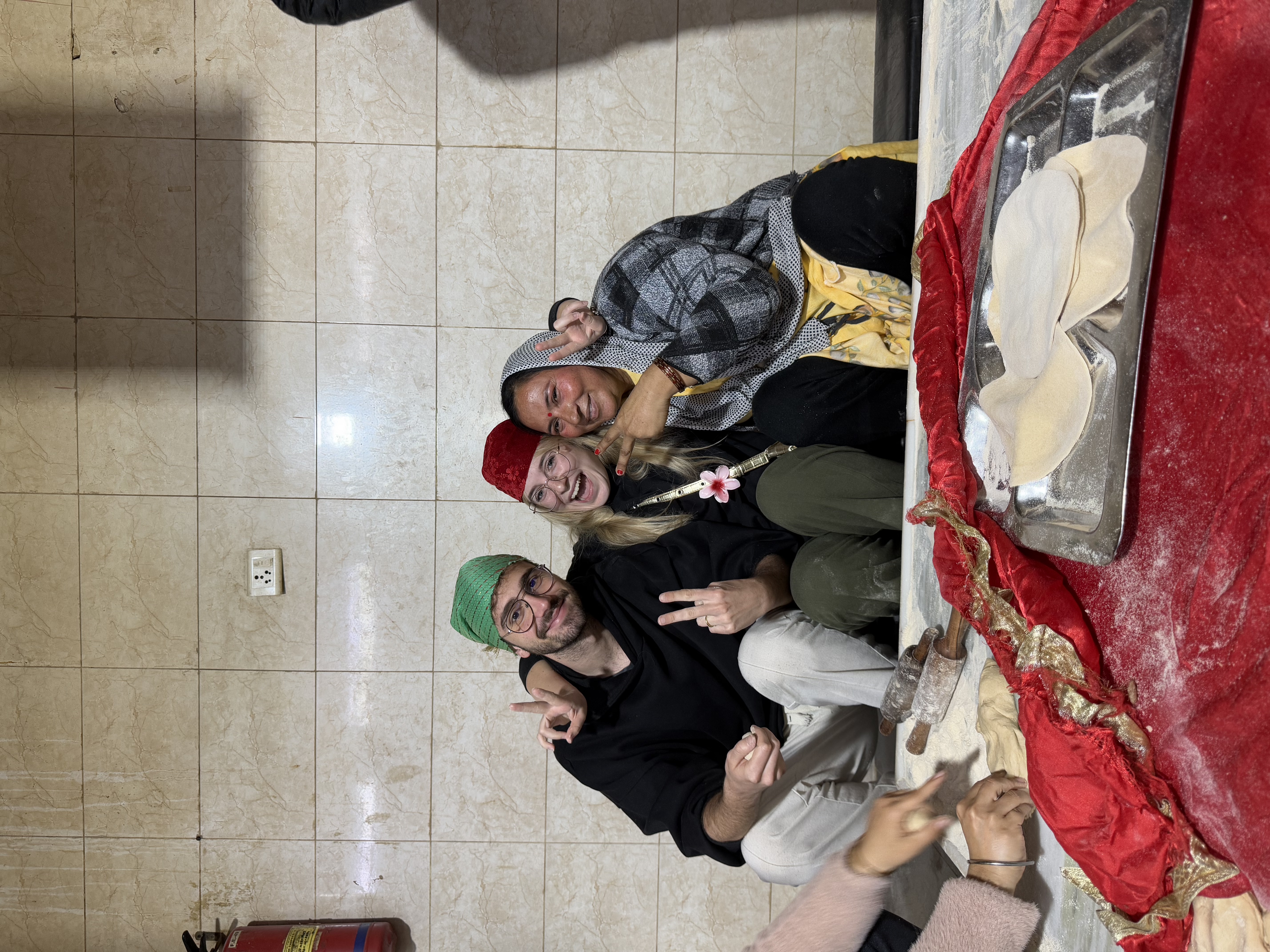 Making friends while cooking