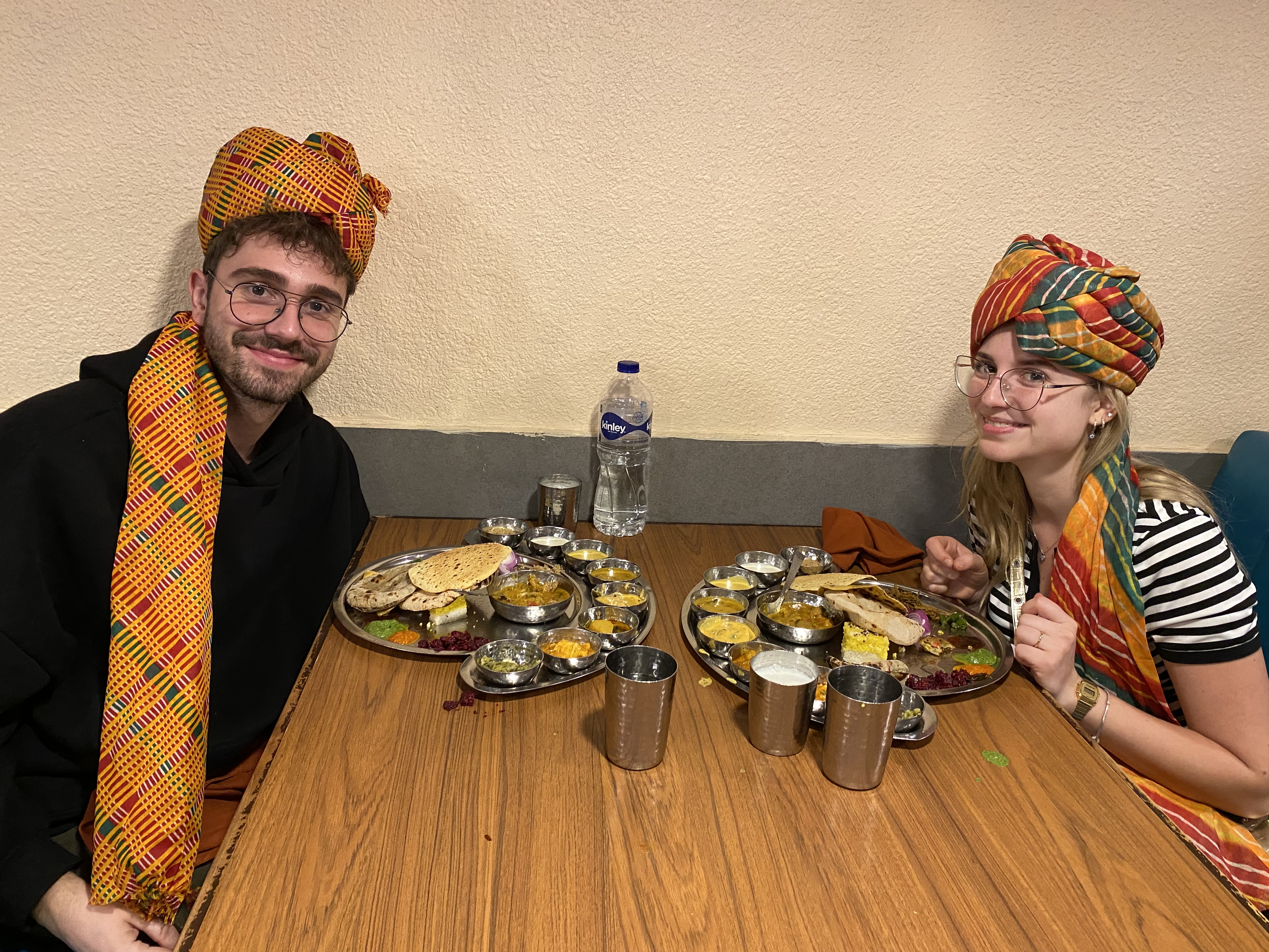 Food in traditional costumes
