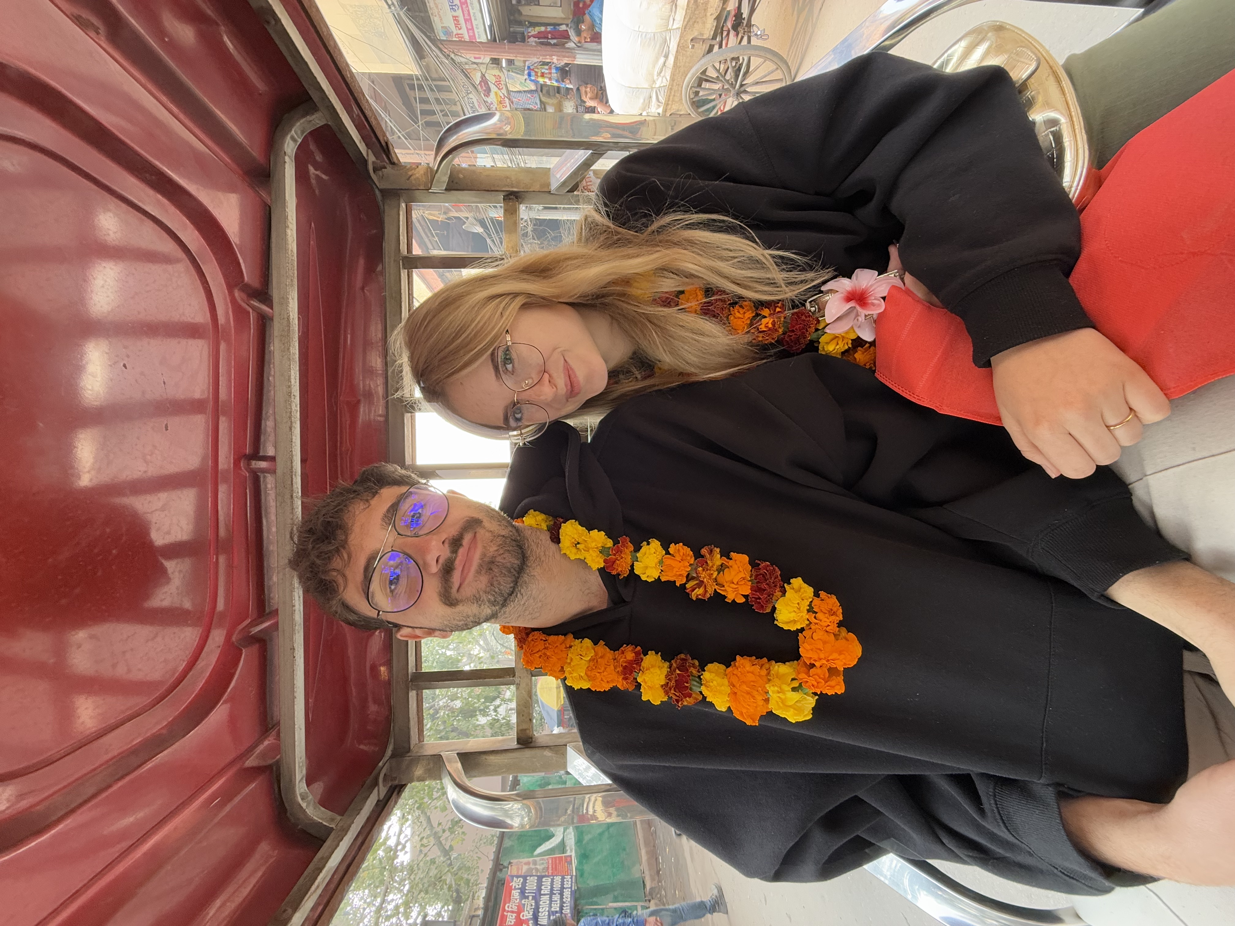 Rickshaw ride in Chandni Chowk