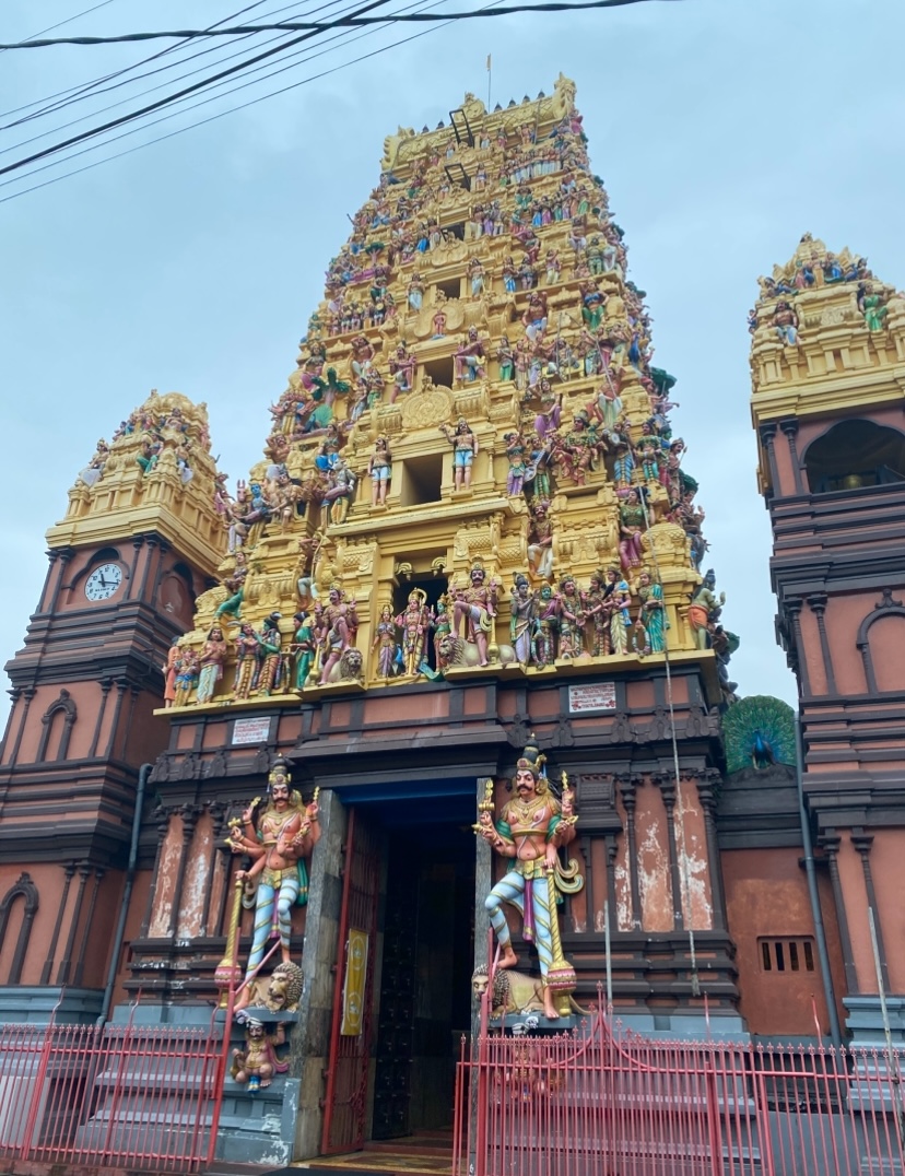 Hindu temple in Colombo Sri Lanka