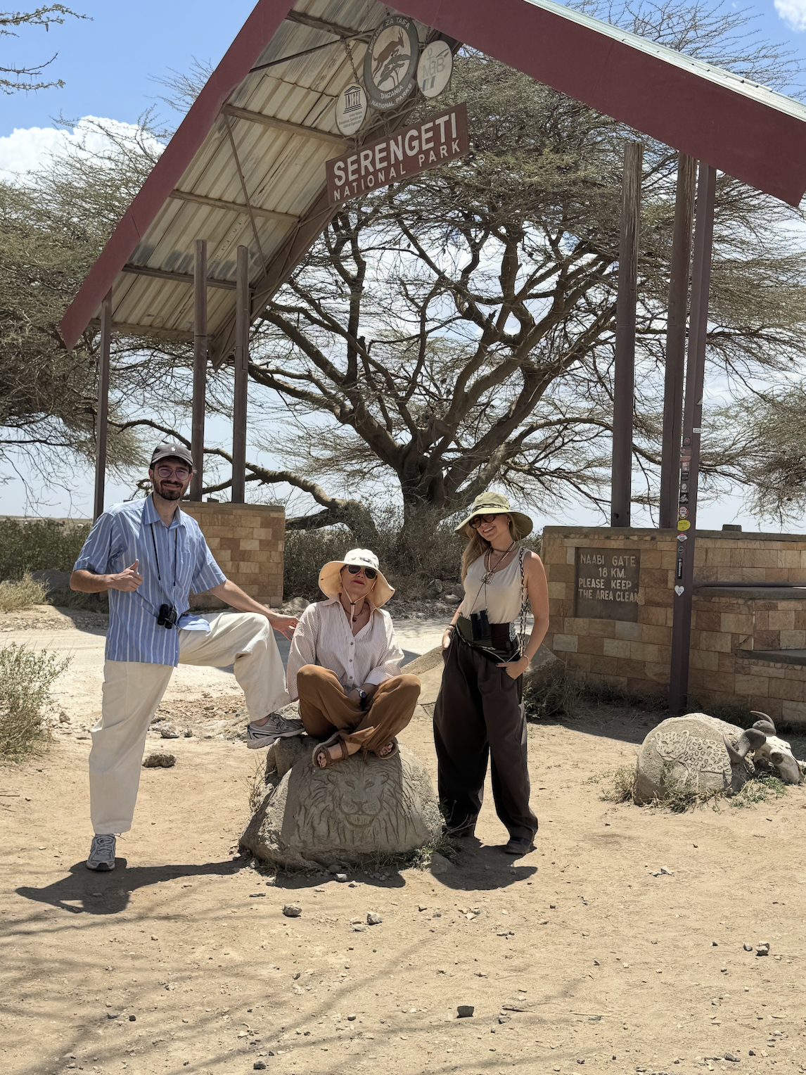 Serengeti National Park entrance sign